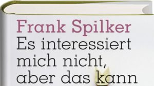 Frank Spilker – Ne zanima me, ali da dokažem, to ne mogu Prikazi