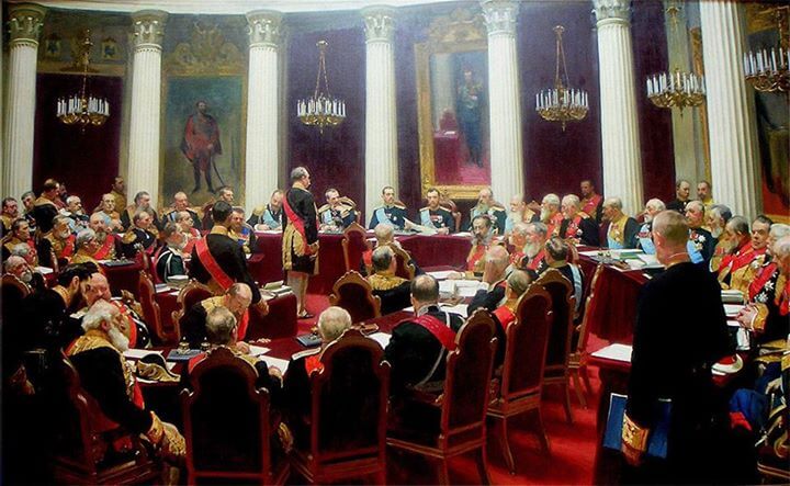Zasedanje Rade, državnog parlamenta (Ilja Rjepin)