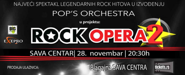 Rock Opera 2 u Sava Centru
